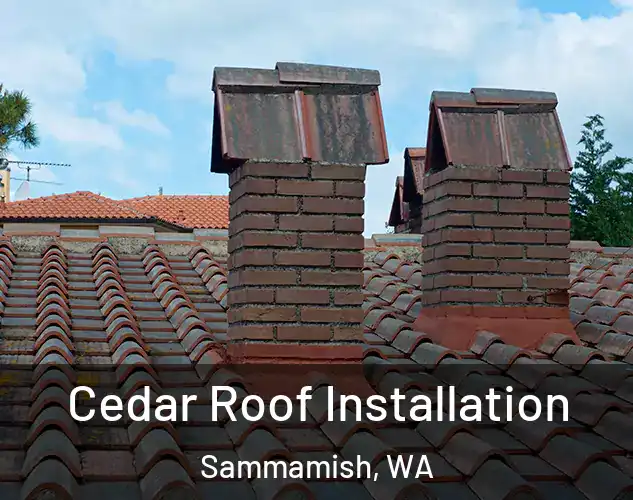  Cedar Roof Installation Sammamish, WA