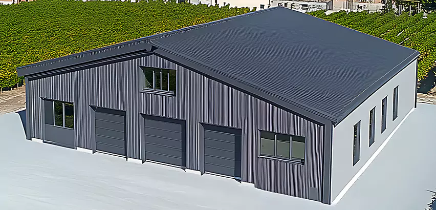 Corrugated Garage Roof Repair in Sammamish