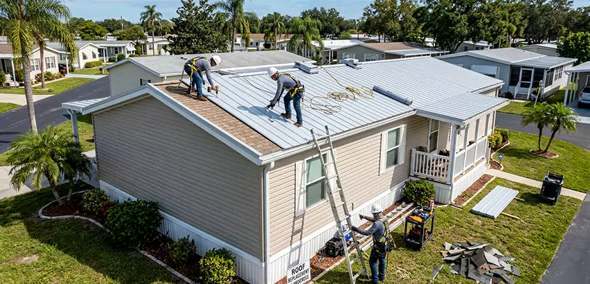 Mobile Home Metal Roof Replacement in Sammamish