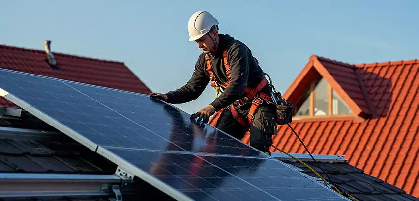 Solar Panels on Steel Roof Installation in Sammamish
