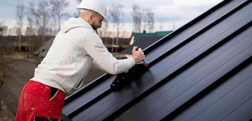 Tin Roof Ridge Cap Installation in Sammamish