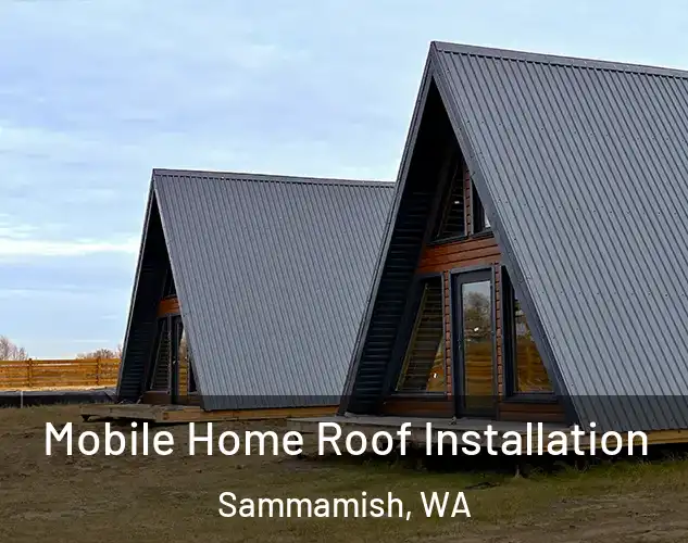  Mobile Home Roof Installation Sammamish, WA