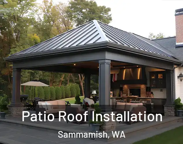  Patio Roof Installation Sammamish, WA