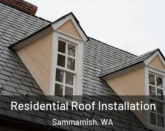  Residential Roof Installation Sammamish, WA
