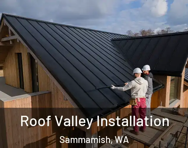  Roof Valley Installation Sammamish, WA