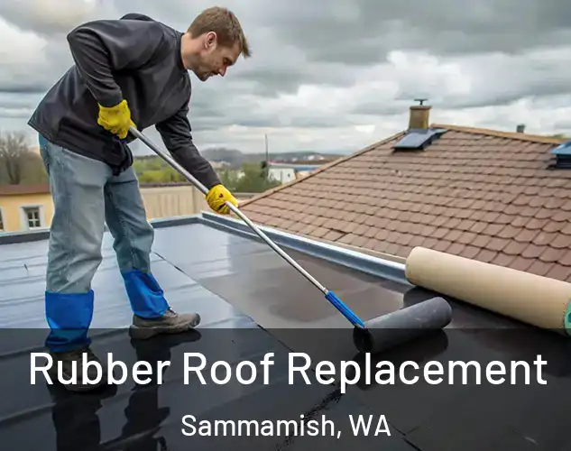  Rubber Roof Replacement Sammamish, WA