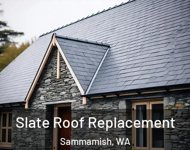  Slate Roof Replacement Sammamish, WA